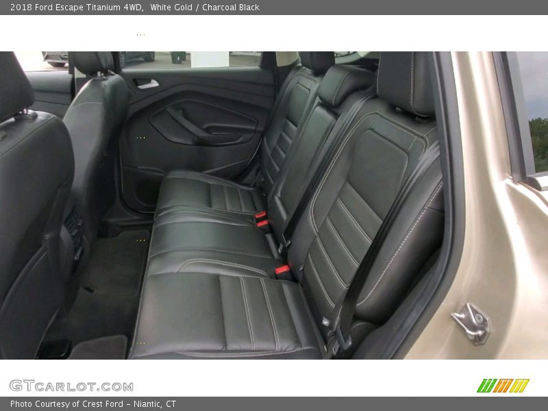 White Gold / Charcoal Black 2018 Ford Escape Titanium 4WD