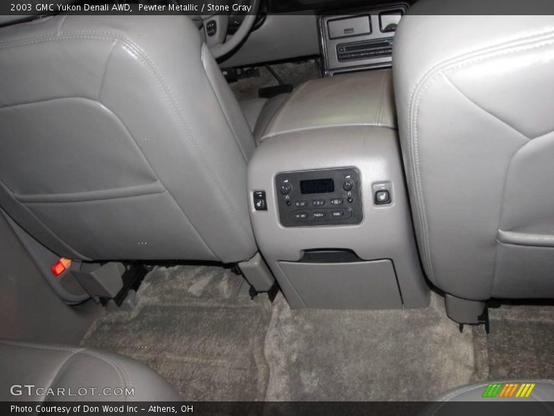 Pewter Metallic / Stone Gray 2003 GMC Yukon Denali AWD