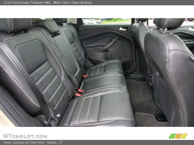White Gold / Charcoal Black 2018 Ford Escape Titanium 4WD