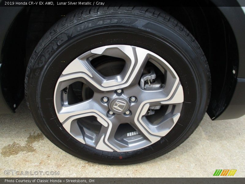 Lunar Silver Metallic / Gray 2019 Honda CR-V EX AWD