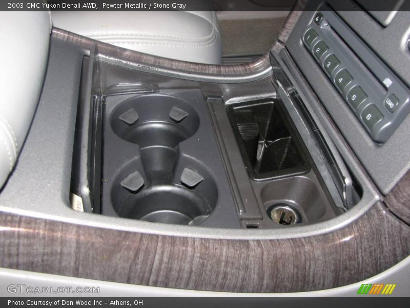 Pewter Metallic / Stone Gray 2003 GMC Yukon Denali AWD
