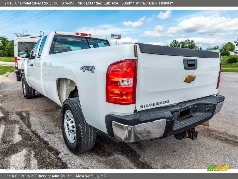  2013 Silverado 2500HD Work Truck Extended Cab 4x4 Summit White