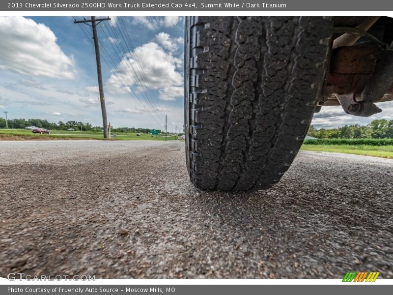 Summit White / Dark Titanium 2013 Chevrolet Silverado 2500HD Work Truck Extended Cab 4x4