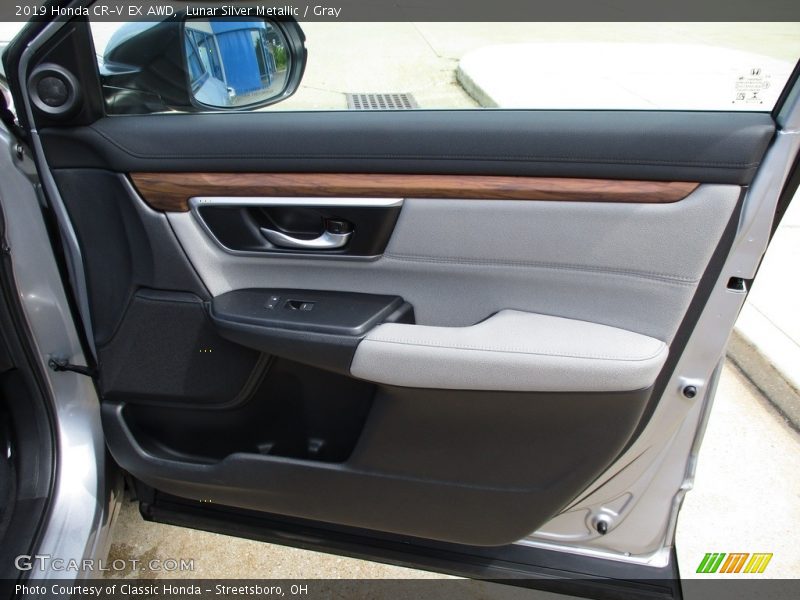 Lunar Silver Metallic / Gray 2019 Honda CR-V EX AWD