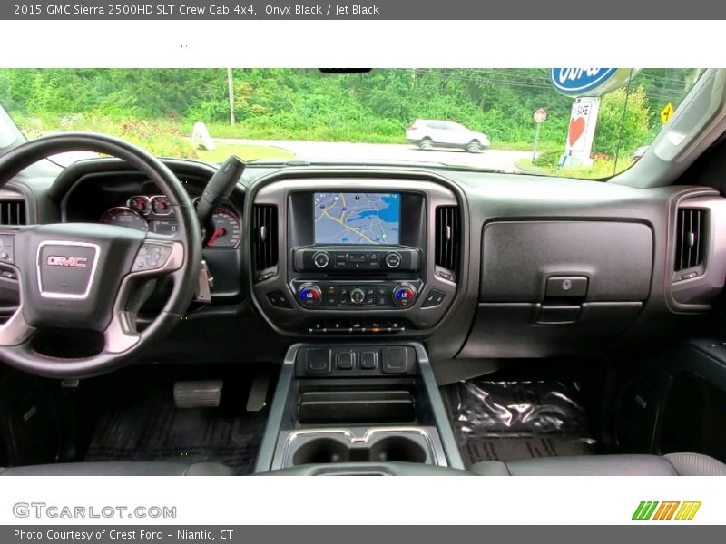 Dashboard of 2015 Sierra 2500HD SLT Crew Cab 4x4