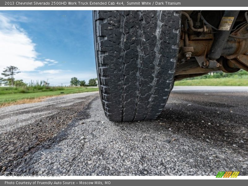 Summit White / Dark Titanium 2013 Chevrolet Silverado 2500HD Work Truck Extended Cab 4x4