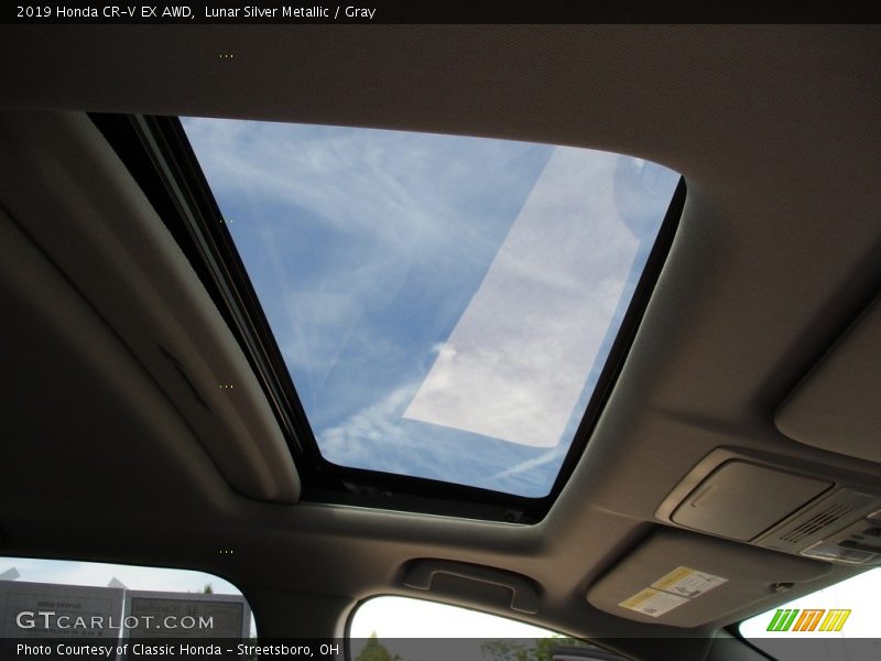 Lunar Silver Metallic / Gray 2019 Honda CR-V EX AWD