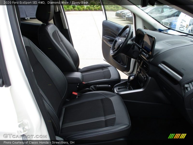 Diamond White / Ebony Black 2020 Ford EcoSport SES 4WD