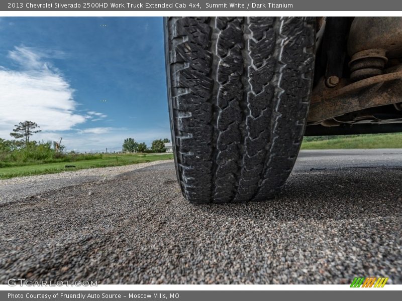 Summit White / Dark Titanium 2013 Chevrolet Silverado 2500HD Work Truck Extended Cab 4x4