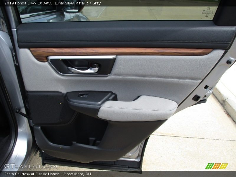 Lunar Silver Metallic / Gray 2019 Honda CR-V EX AWD