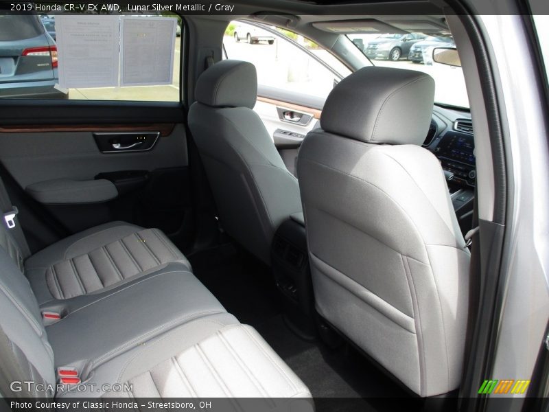 Lunar Silver Metallic / Gray 2019 Honda CR-V EX AWD