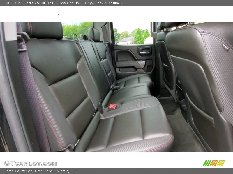 Rear Seat of 2015 Sierra 2500HD SLT Crew Cab 4x4