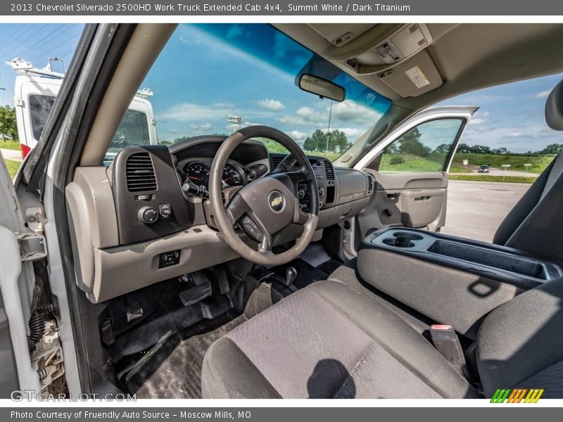 Summit White / Dark Titanium 2013 Chevrolet Silverado 2500HD Work Truck Extended Cab 4x4