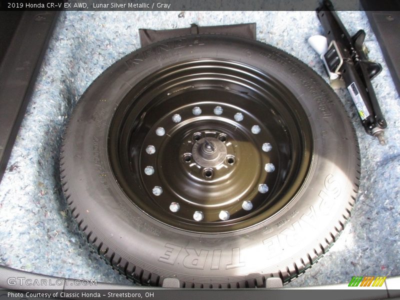 Lunar Silver Metallic / Gray 2019 Honda CR-V EX AWD