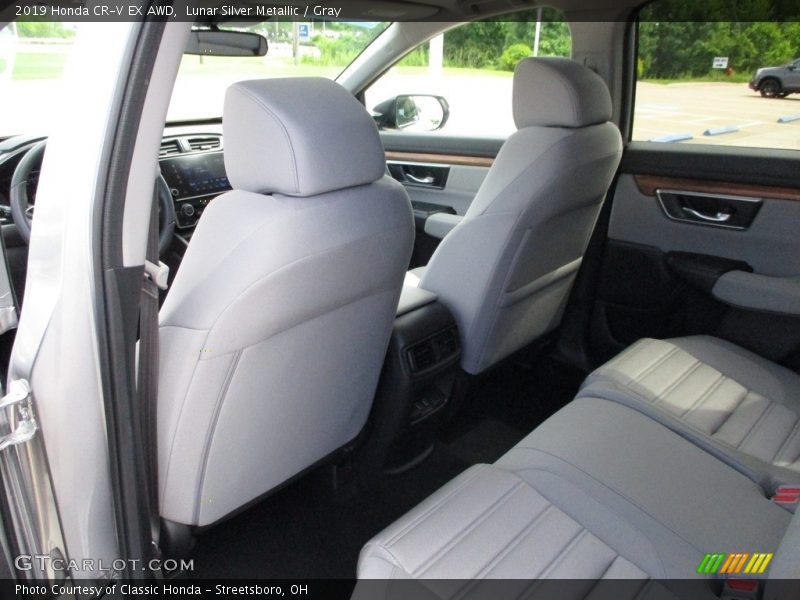 Lunar Silver Metallic / Gray 2019 Honda CR-V EX AWD