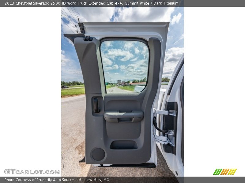 Summit White / Dark Titanium 2013 Chevrolet Silverado 2500HD Work Truck Extended Cab 4x4