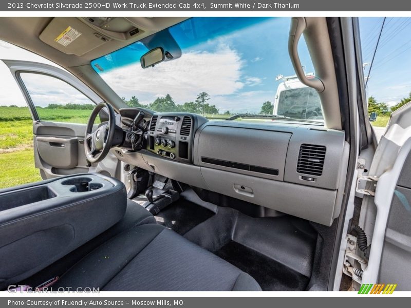 Summit White / Dark Titanium 2013 Chevrolet Silverado 2500HD Work Truck Extended Cab 4x4