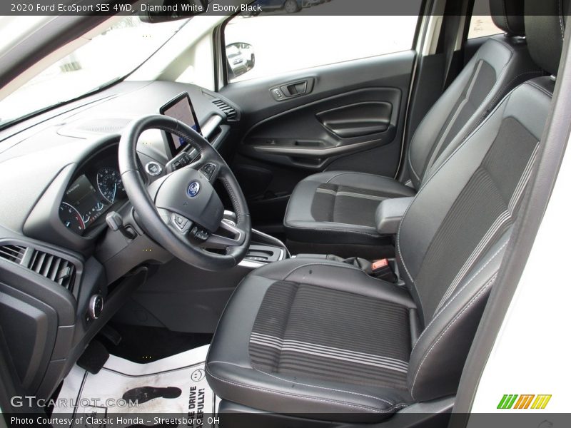 Front Seat of 2020 EcoSport SES 4WD