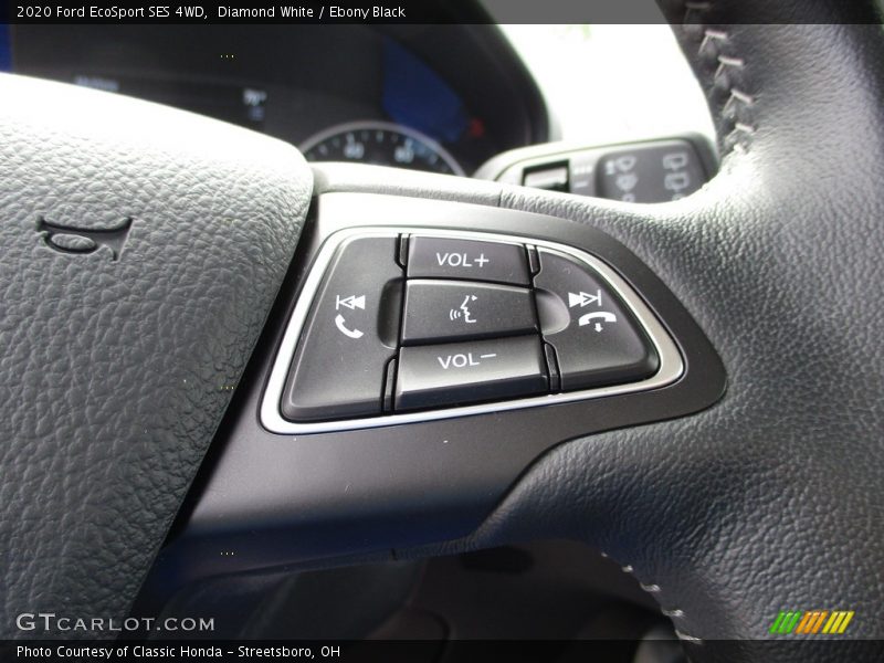 Diamond White / Ebony Black 2020 Ford EcoSport SES 4WD