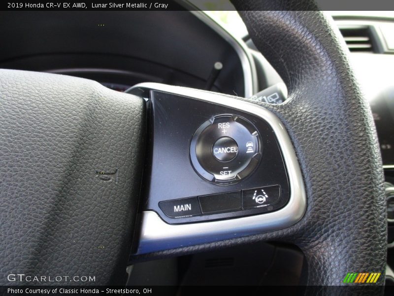 Lunar Silver Metallic / Gray 2019 Honda CR-V EX AWD