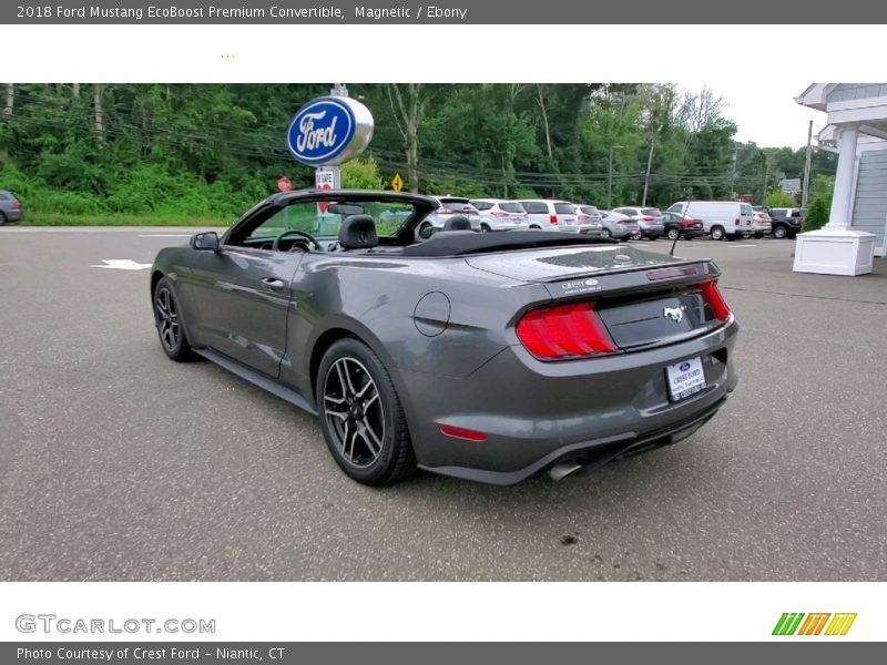 Magnetic / Ebony 2018 Ford Mustang EcoBoost Premium Convertible
