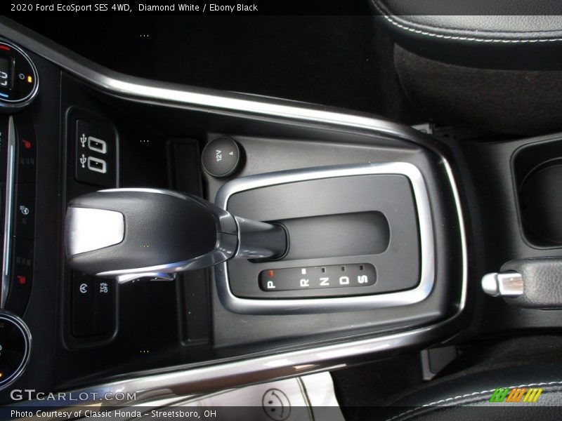 Diamond White / Ebony Black 2020 Ford EcoSport SES 4WD
