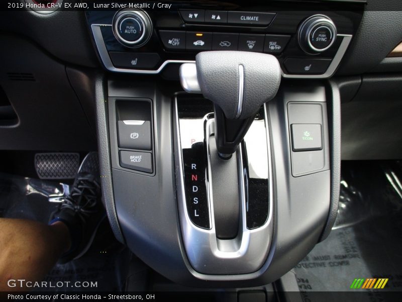Lunar Silver Metallic / Gray 2019 Honda CR-V EX AWD