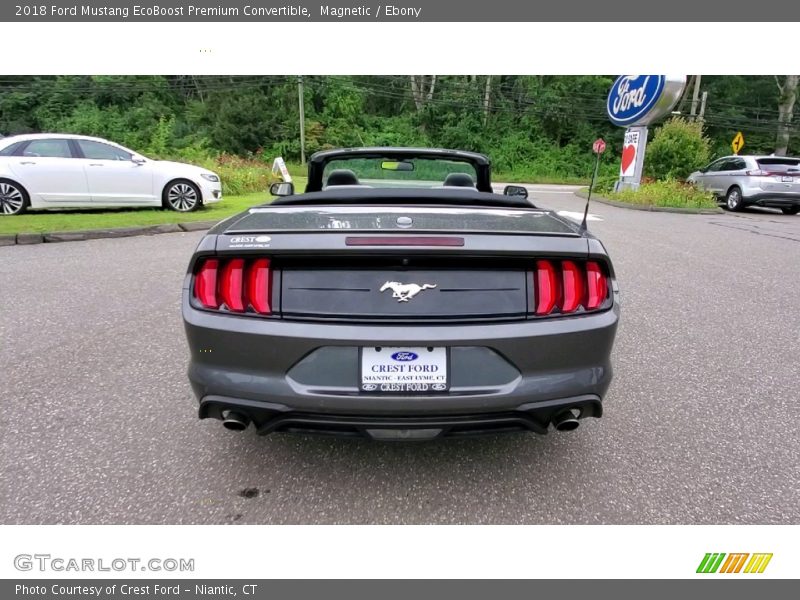Magnetic / Ebony 2018 Ford Mustang EcoBoost Premium Convertible