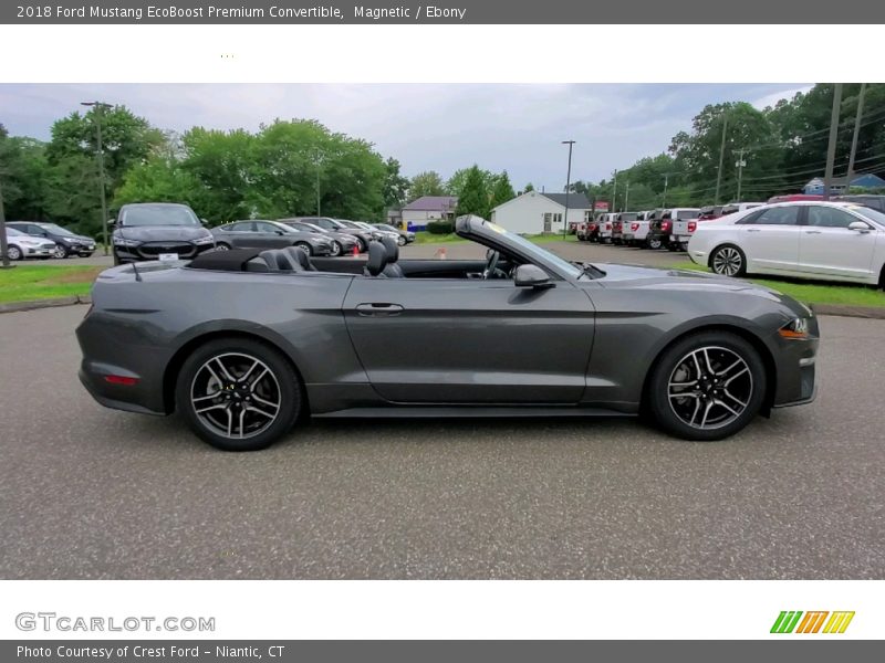 Magnetic / Ebony 2018 Ford Mustang EcoBoost Premium Convertible