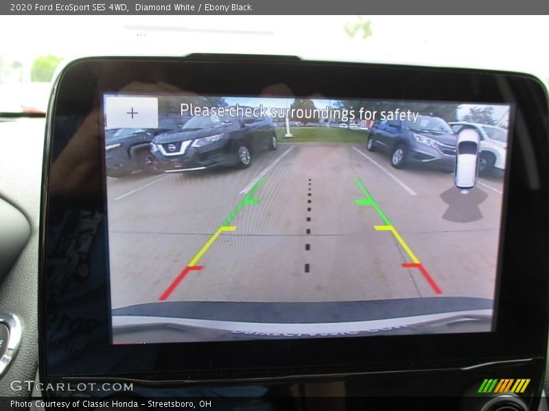 Diamond White / Ebony Black 2020 Ford EcoSport SES 4WD