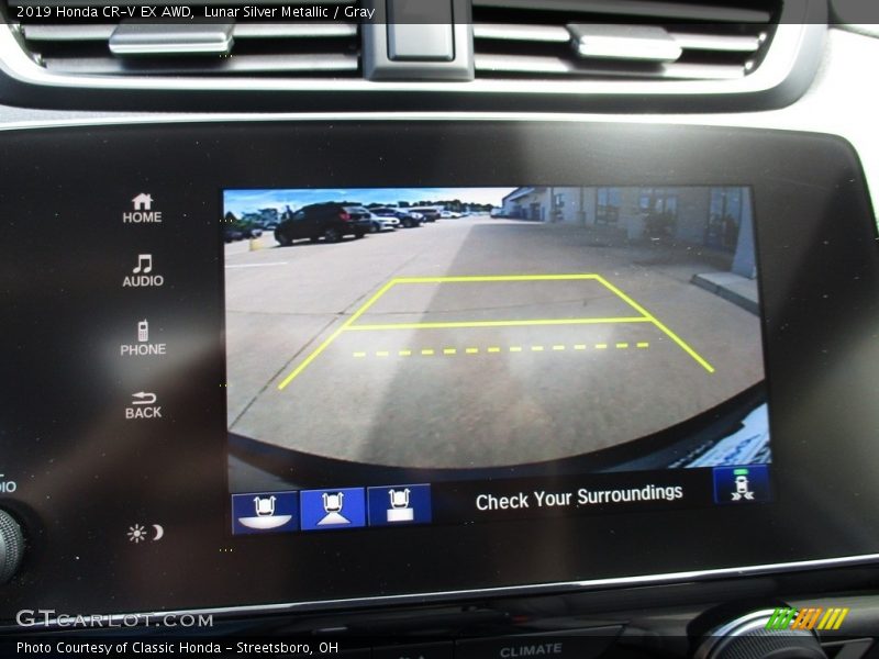 Lunar Silver Metallic / Gray 2019 Honda CR-V EX AWD