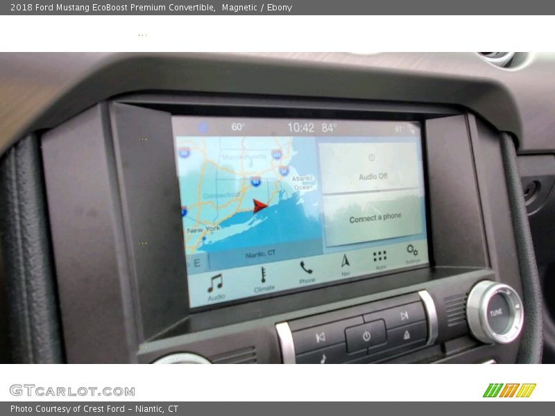 Magnetic / Ebony 2018 Ford Mustang EcoBoost Premium Convertible