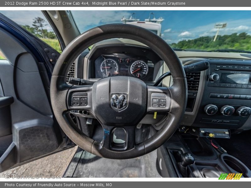 Midnight Blue Pearl / Dark Slate/Medium Graystone 2012 Dodge Ram 2500 HD ST Crew Cab 4x4