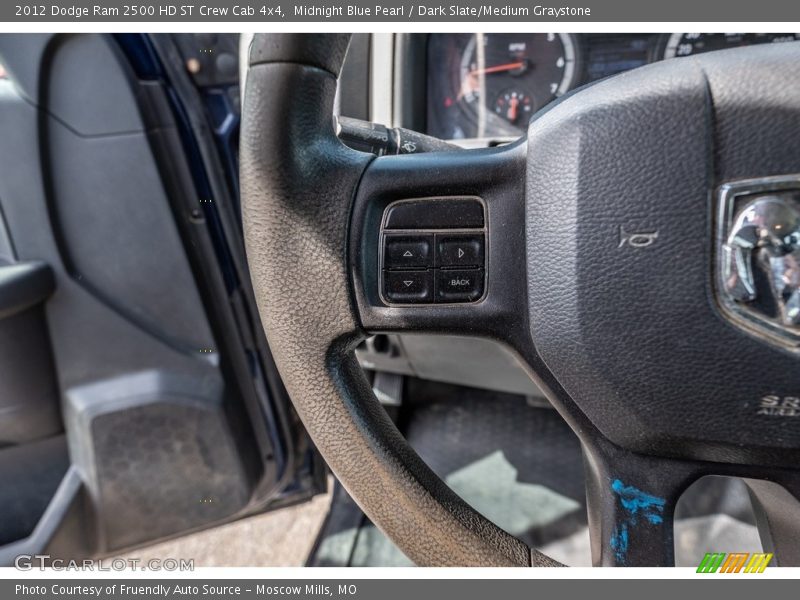 Midnight Blue Pearl / Dark Slate/Medium Graystone 2012 Dodge Ram 2500 HD ST Crew Cab 4x4