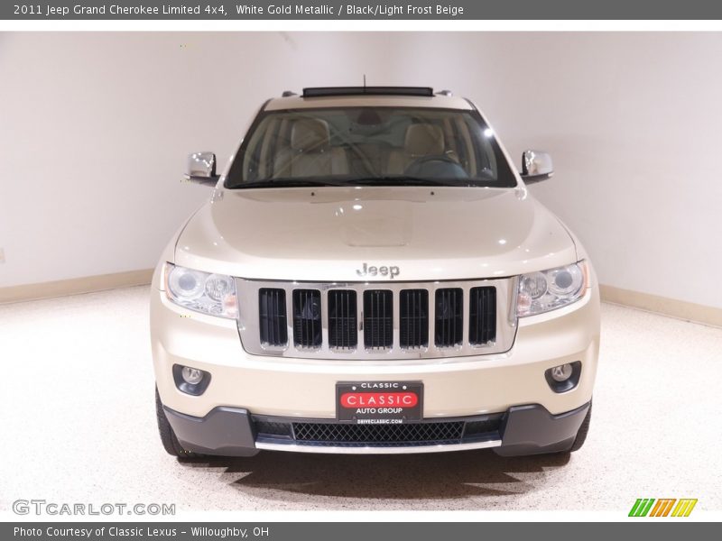 White Gold Metallic / Black/Light Frost Beige 2011 Jeep Grand Cherokee Limited 4x4