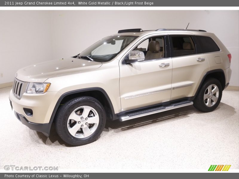 White Gold Metallic / Black/Light Frost Beige 2011 Jeep Grand Cherokee Limited 4x4