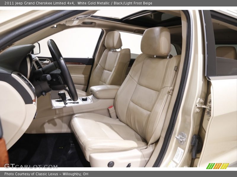White Gold Metallic / Black/Light Frost Beige 2011 Jeep Grand Cherokee Limited 4x4
