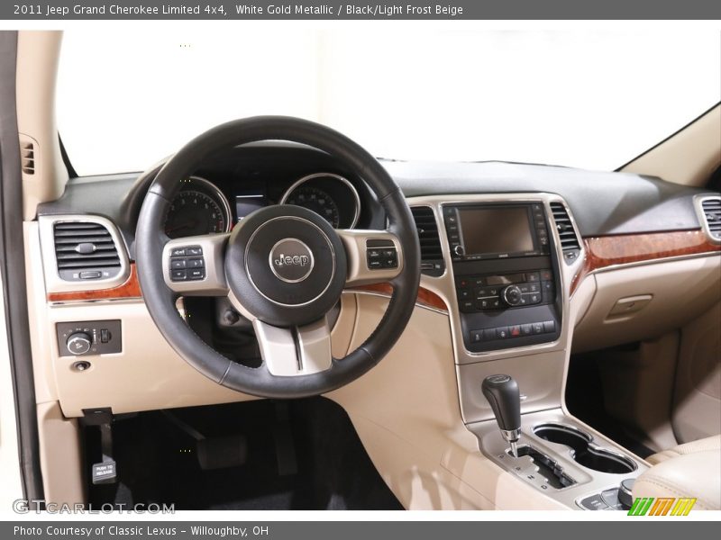 White Gold Metallic / Black/Light Frost Beige 2011 Jeep Grand Cherokee Limited 4x4