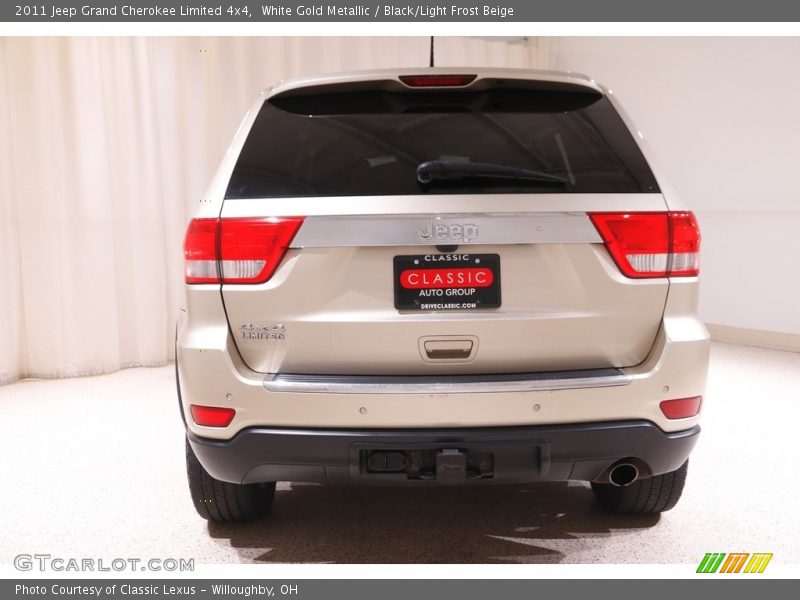 White Gold Metallic / Black/Light Frost Beige 2011 Jeep Grand Cherokee Limited 4x4