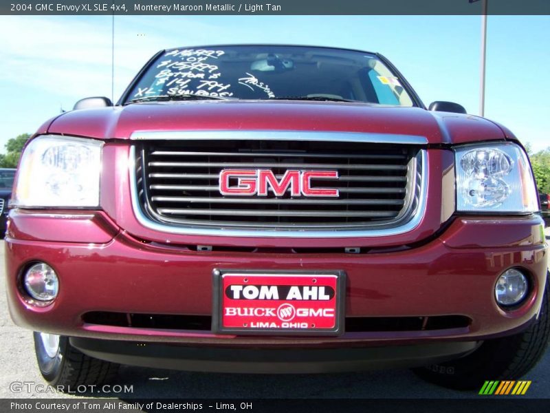 Monterey Maroon Metallic / Light Tan 2004 GMC Envoy XL SLE 4x4