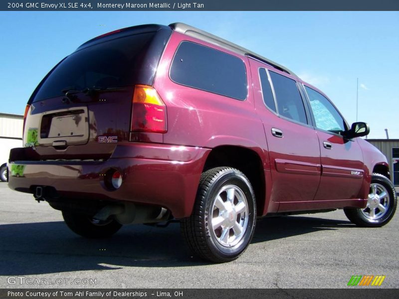 Monterey Maroon Metallic / Light Tan 2004 GMC Envoy XL SLE 4x4