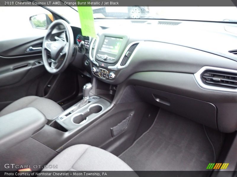Orange Burst Metallic / Jet Black 2018 Chevrolet Equinox LT AWD