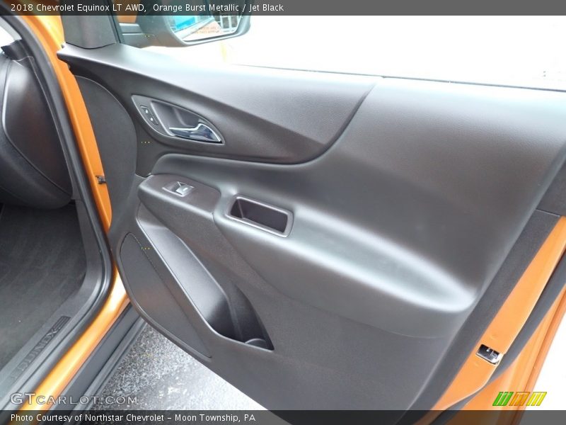 Orange Burst Metallic / Jet Black 2018 Chevrolet Equinox LT AWD