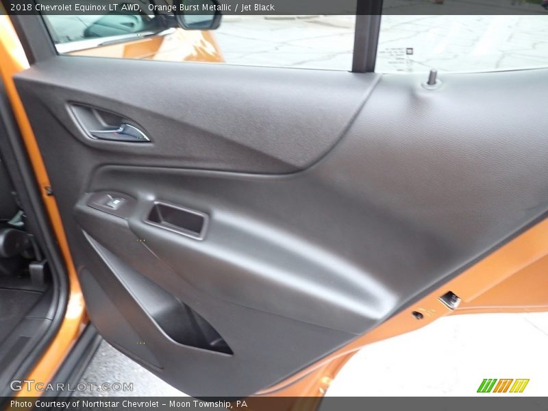 Orange Burst Metallic / Jet Black 2018 Chevrolet Equinox LT AWD