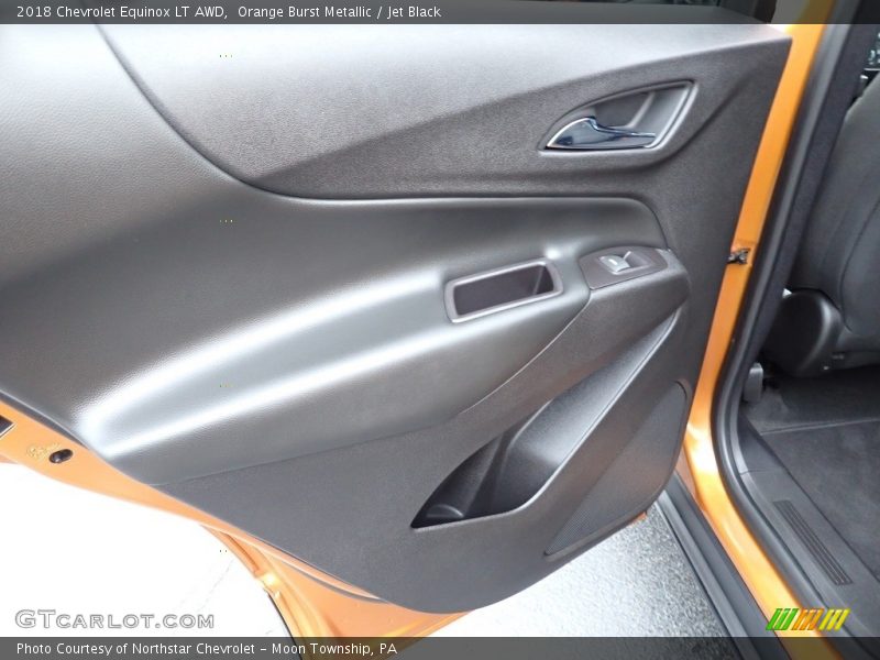 Orange Burst Metallic / Jet Black 2018 Chevrolet Equinox LT AWD