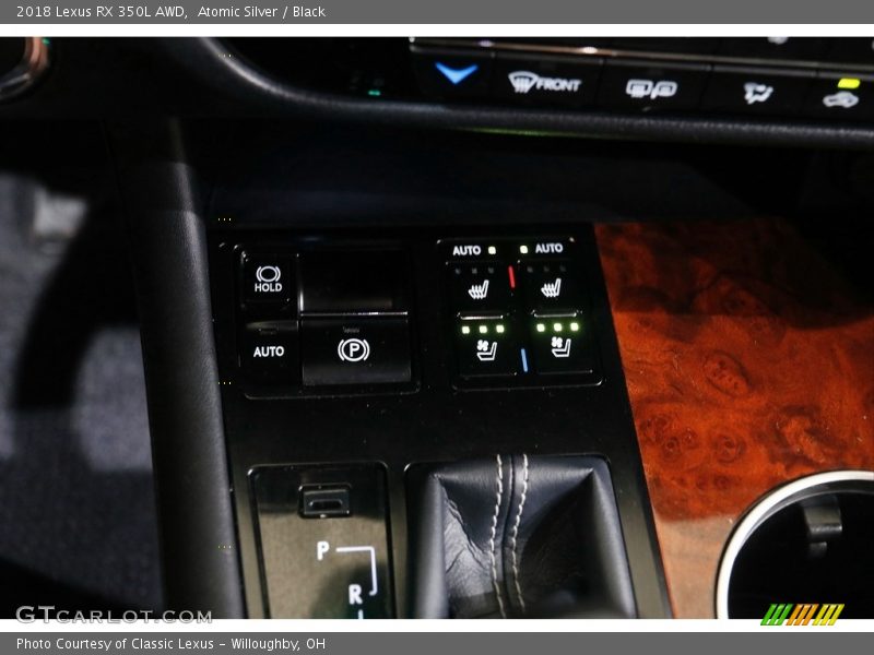 Atomic Silver / Black 2018 Lexus RX 350L AWD