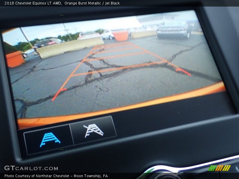 Orange Burst Metallic / Jet Black 2018 Chevrolet Equinox LT AWD