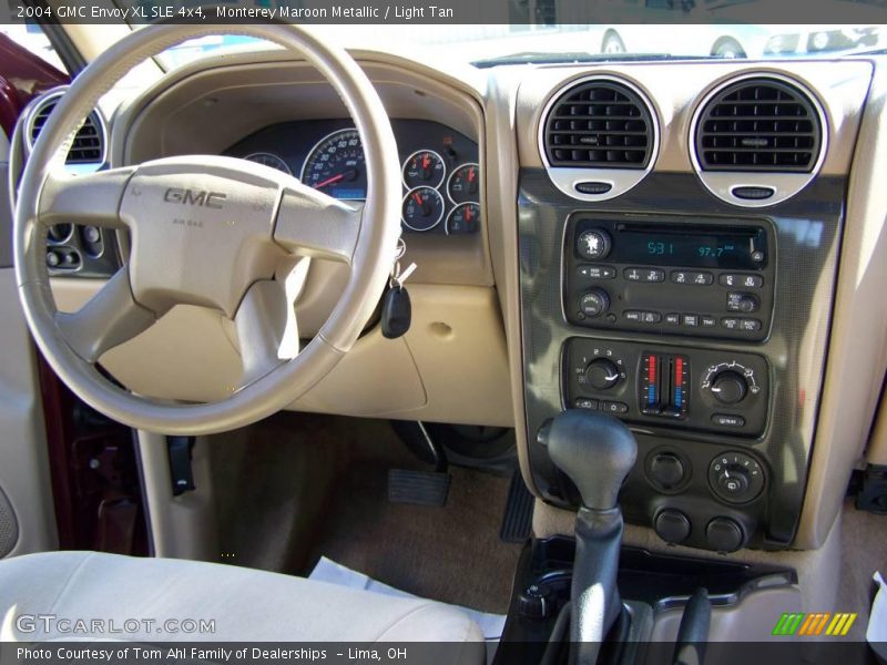 Monterey Maroon Metallic / Light Tan 2004 GMC Envoy XL SLE 4x4