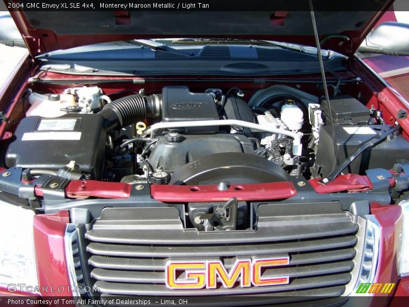 Monterey Maroon Metallic / Light Tan 2004 GMC Envoy XL SLE 4x4