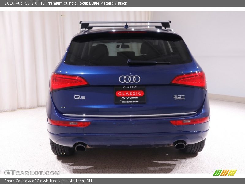 Scuba Blue Metallic / Black 2016 Audi Q5 2.0 TFSI Premium quattro